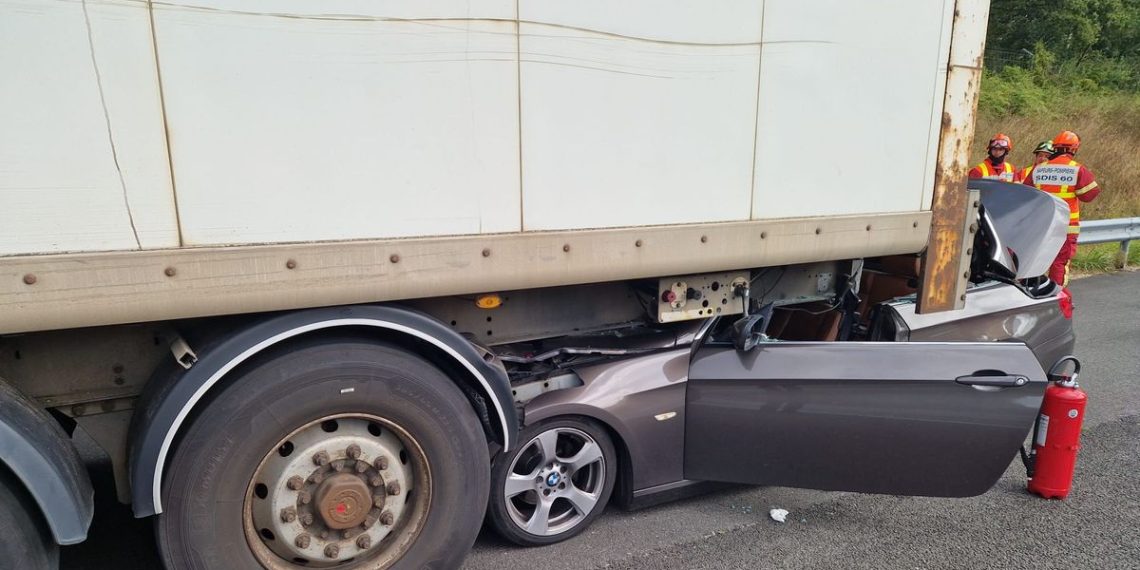 Oise : Une terrible photo d’accident qui cache pourtant un incroyable miracle