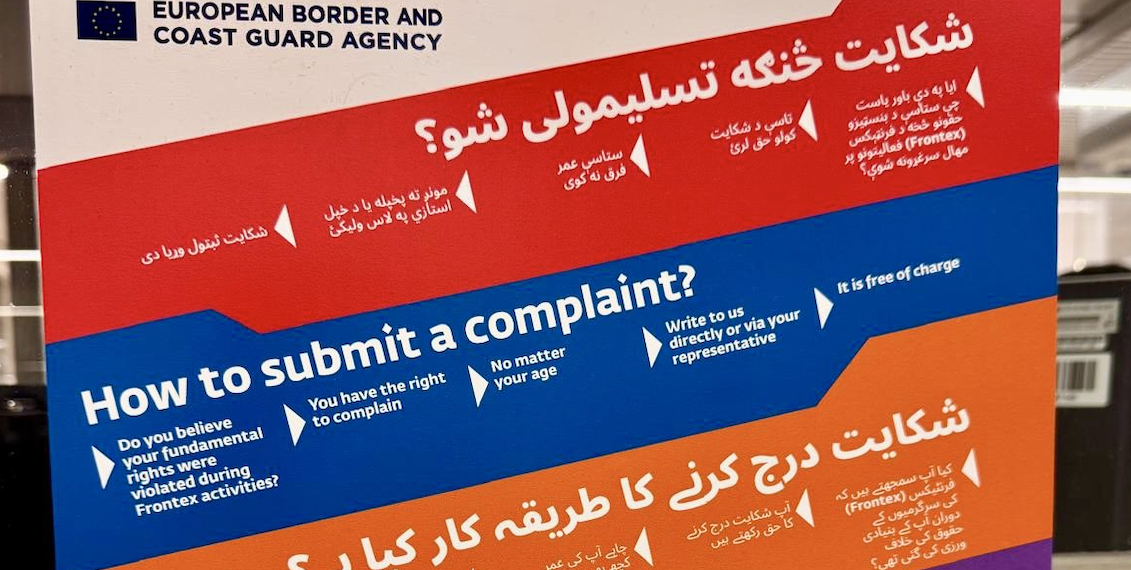 Quand Frontex explique aux migrants comment porter plainte contre ses agents