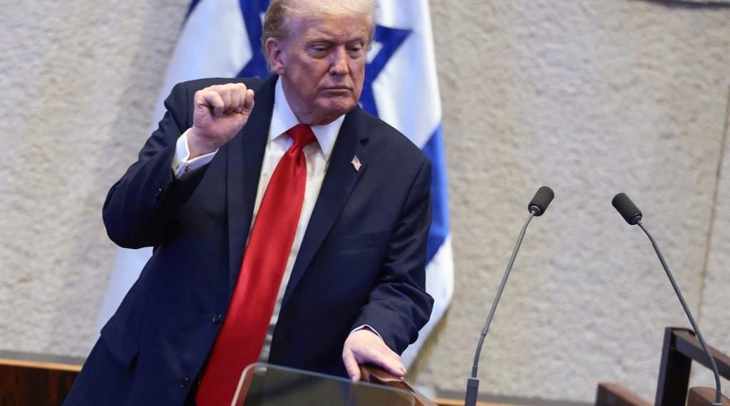 «L’aube d’un nouveau Moyen-Orient» : ce qu’il faut retenir du discours de Donald Trump devant la Knesset