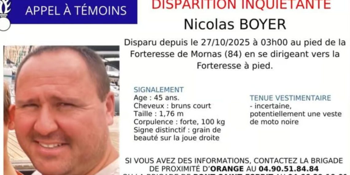 Vaucluse : La gendarmerie lance un appel à témoins après la disparition d’un quadragénaire