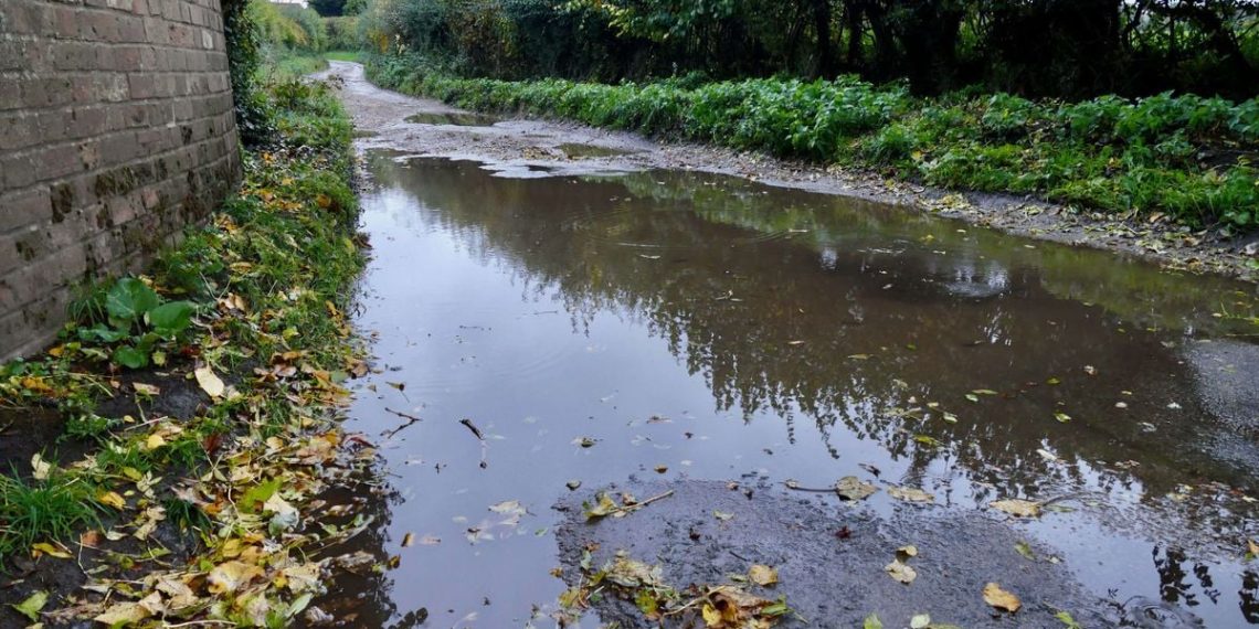 Cherbourg-en-Cotentin : Le passage de la tempête Benjamin fait des dégâts dans les rues de la commune