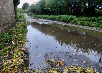 Cherbourg-en-Cotentin : Le passage de la tempête Benjamin fait des dégâts dans les rues de la commune