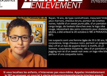Alerte enlèvement en Haute-Vienne : Ce que l’on sait de la disparition de Rayan, 13 ans