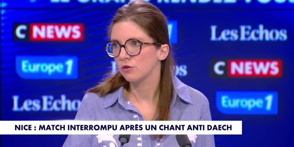 Match Nice-Lyon arrêté après des chants anti-Daech : «Il y a d’autres manières de rendre hommage à ceux qui ont été assassinés», juge Aurore Bergé
