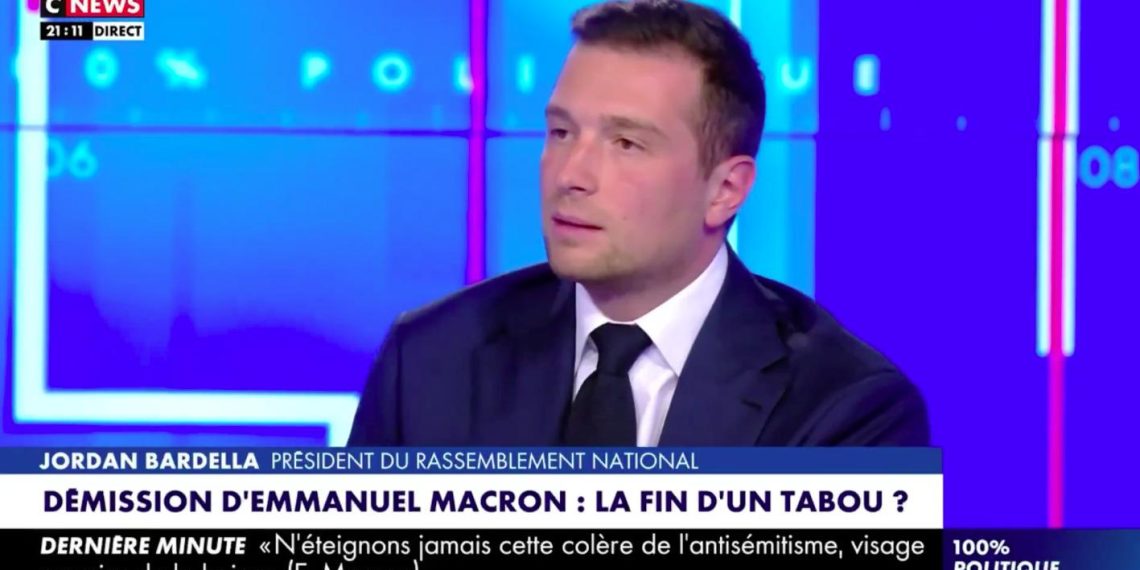 Censure, menace de la gauche, union des droites… Ce qu’il faut retenir de l’interview de Jordan Bardella sur CNews