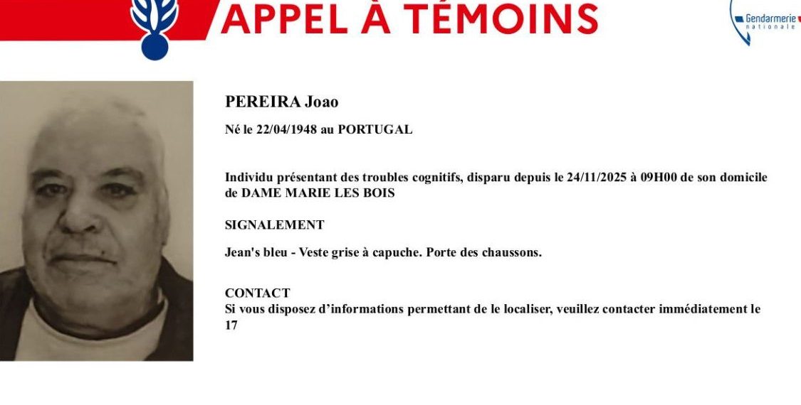 Indre-et-Loire : Les gendarmes lancent un appel à témoins pour retrouver un septuagénaire