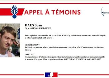 Charente-Maritime : Un appel à témoins pour retrouver Soan, 15 ans, porté disparu depuis lundi