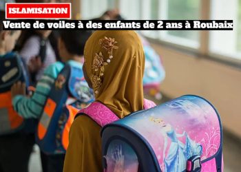 Vente de voiles et de djellabas à des enfants de 2 ans à Roubaix !