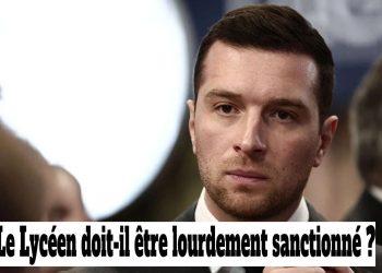 VIDEO – Jordan Bardella enfariné : Le lycéen doit-il être lourdement sanctionné ?