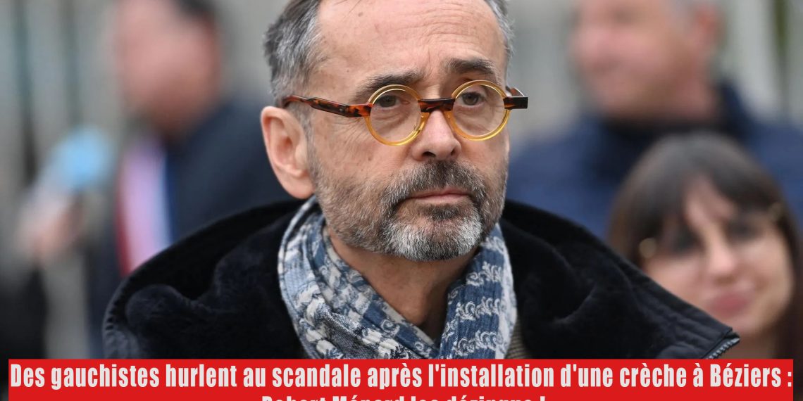 Des gauchistes hurlent au scandale après l’installation d’une crèche à Béziers : Robert Ménard les dézingue !