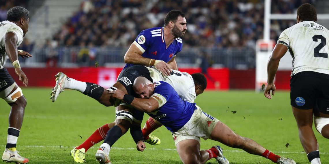 Rugby : la France l’emporte face aux Fidji mais ne rassure pas