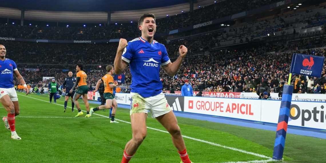Rugby : les Bleus offrent un festin tardif contre l’Australie